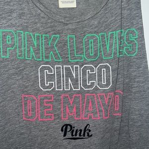 Victoria’s Secret PINK brand tank top. Cinco de Mayo.